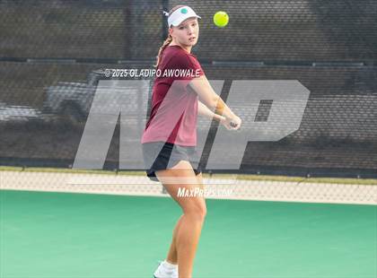 Thumbnail 1 in UIL 3A Girls Tennis (Round of 16) photogallery.