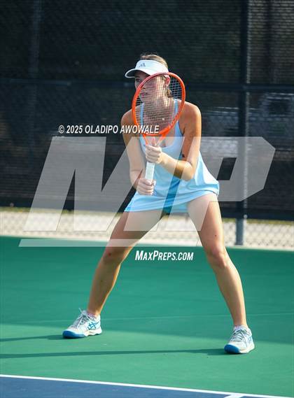 Thumbnail 1 in UIL 3A Girls Tennis (Round of 16) photogallery.