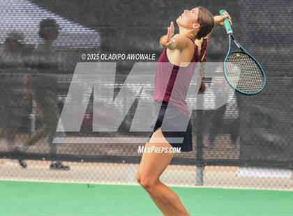 Thumbnail 2 in UIL 3A Girls Tennis (Round of 16) photogallery.