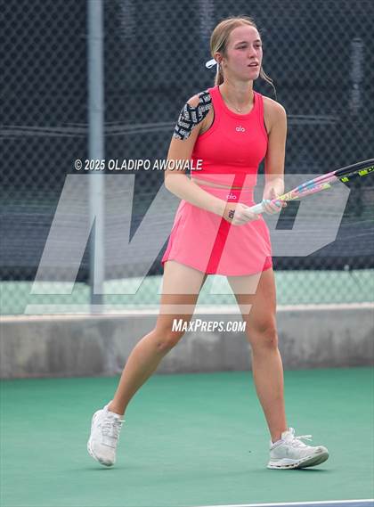 Thumbnail 3 in UIL 3A Girls Tennis (Round of 16) photogallery.