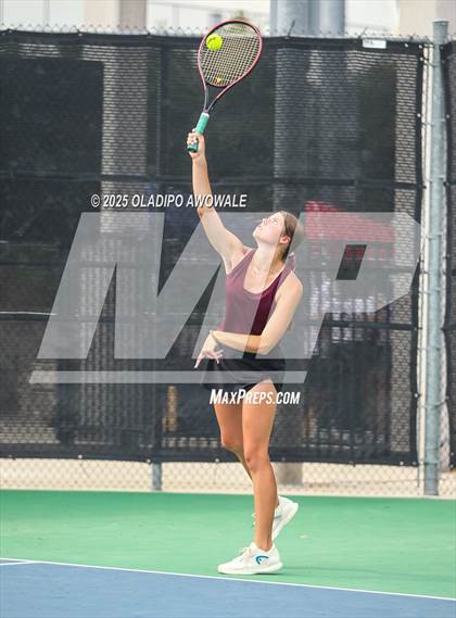 Thumbnail 1 in UIL 3A Girls Tennis (Round of 16) photogallery.