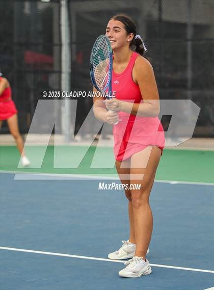 Thumbnail 3 in UIL 3A Girls Tennis (Round of 16) photogallery.