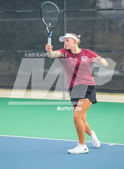 Thumbnail 3 in UIL 3A Girls Tennis (Round of 16) photogallery.