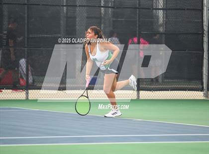 Thumbnail 3 in UIL 3A Girls Tennis (Round of 16) photogallery.