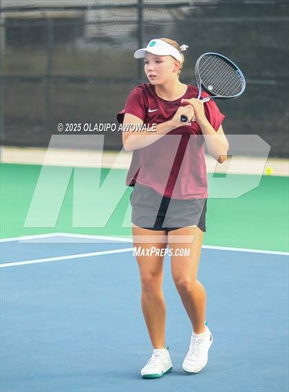 Thumbnail 2 in UIL 3A Girls Tennis (Round of 16) photogallery.