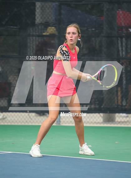 Thumbnail 1 in UIL 3A Girls Tennis (Round of 16) photogallery.