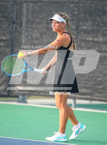 Thumbnail 1 in UIL 3A Girls Tennis (Round of 16) photogallery.