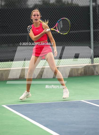 Thumbnail 2 in UIL 3A Girls Tennis (Round of 16) photogallery.