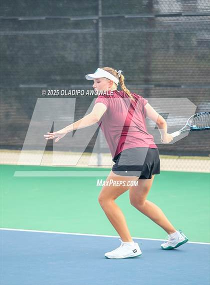 Thumbnail 2 in UIL 3A Girls Tennis (Round of 16) photogallery.