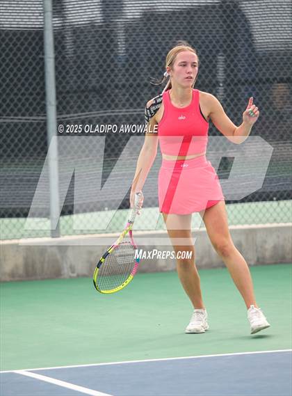 Thumbnail 2 in UIL 3A Girls Tennis (Round of 16) photogallery.