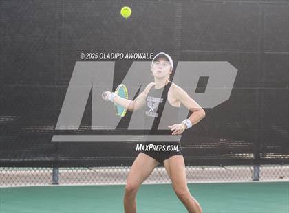 Thumbnail 2 in UIL 3A Girls Tennis (Round of 16) photogallery.