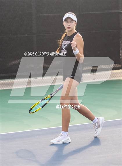 Thumbnail 3 in UIL 3A Girls Tennis (Round of 16) photogallery.