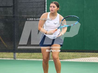 Thumbnail 2 in UIL 3A Girls Tennis (Round of 16) photogallery.