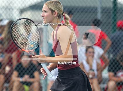 Thumbnail 3 in UIL 3A Girls Tennis (Round of 16) photogallery.