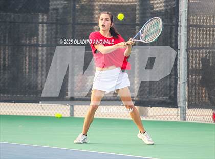 Thumbnail 1 in UIL 3A Girls Tennis (Round of 16) photogallery.