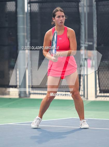 Thumbnail 3 in UIL 3A Girls Tennis (Round of 16) photogallery.