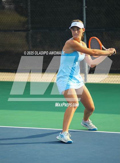 Thumbnail 1 in UIL 3A Girls Tennis (Round of 16) photogallery.