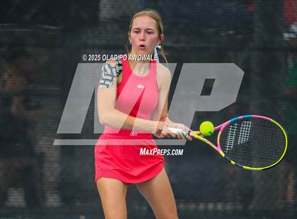 Thumbnail 3 in UIL 3A Girls Tennis (Round of 16) photogallery.