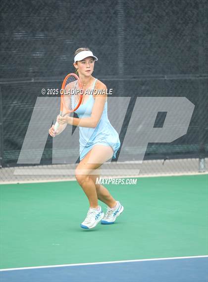 Thumbnail 3 in UIL 3A Girls Tennis (Round of 16) photogallery.