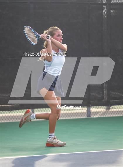 Thumbnail 1 in UIL 3A Girls Tennis (Round of 16) photogallery.