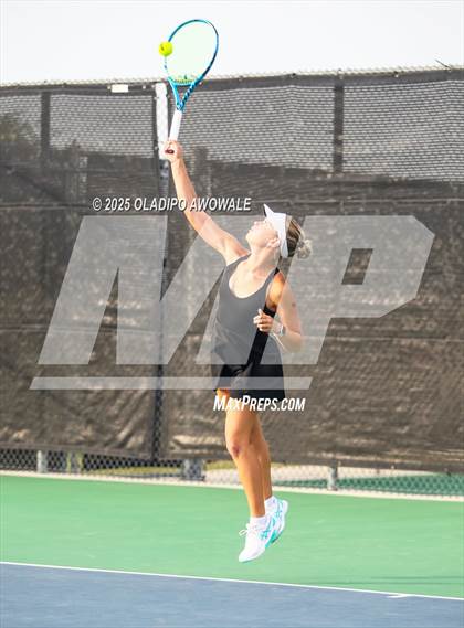 Thumbnail 3 in UIL 3A Girls Tennis (Round of 16) photogallery.