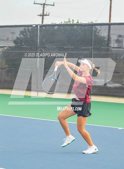 Thumbnail 1 in UIL 3A Girls Tennis (Round of 16) photogallery.