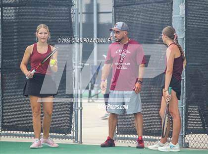 Thumbnail 1 in UIL 3A Girls Tennis (Round of 16) photogallery.
