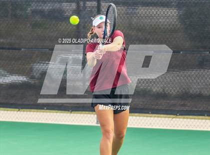 Thumbnail 1 in UIL 3A Girls Tennis (Round of 16) photogallery.