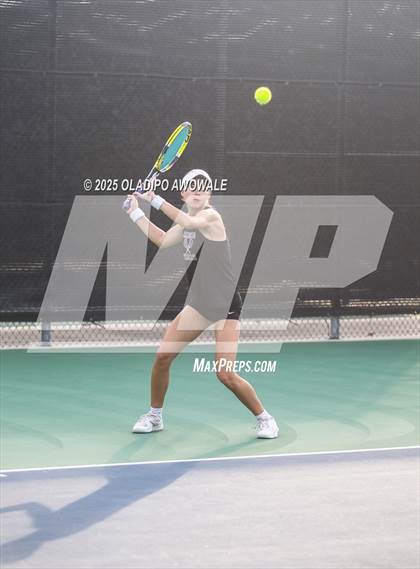 Thumbnail 1 in UIL 3A Girls Tennis (Round of 16) photogallery.
