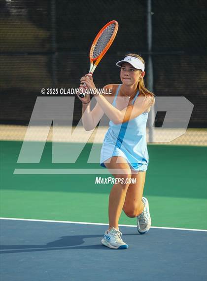 Thumbnail 3 in UIL 3A Girls Tennis (Round of 16) photogallery.