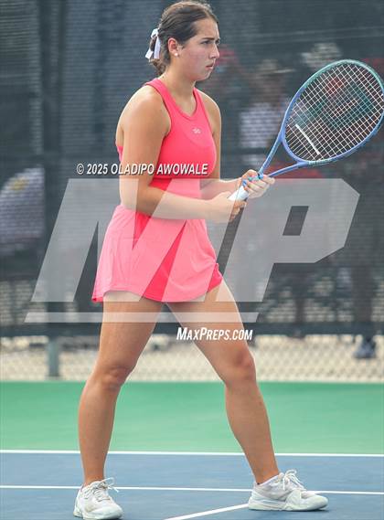 Thumbnail 2 in UIL 3A Girls Tennis (Round of 16) photogallery.