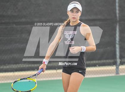 Thumbnail 1 in UIL 3A Girls Tennis (Round of 16) photogallery.