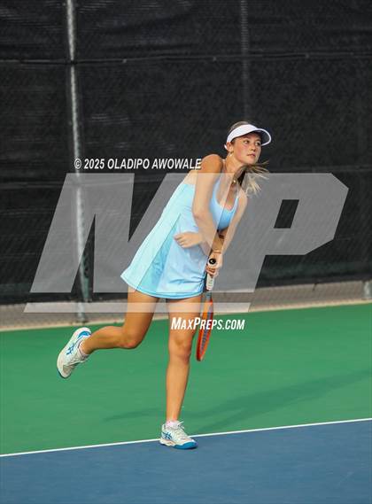 Thumbnail 3 in UIL 3A Girls Tennis (Round of 16) photogallery.