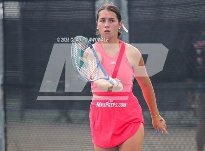 Thumbnail 1 in UIL 3A Girls Tennis (Round of 16) photogallery.