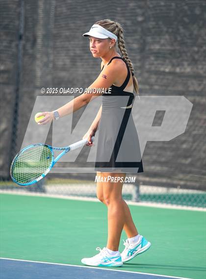 Thumbnail 3 in UIL 3A Girls Tennis (Round of 16) photogallery.