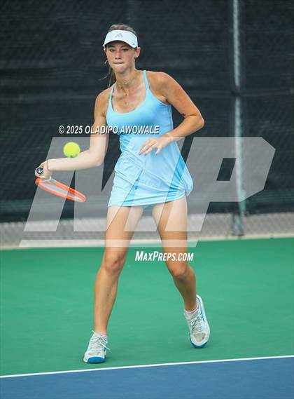 Thumbnail 2 in UIL 3A Girls Tennis (Round of 16) photogallery.