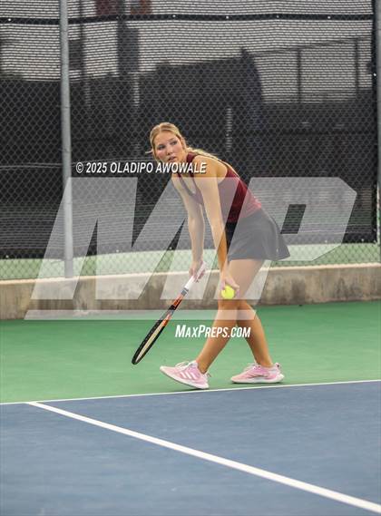 Thumbnail 2 in UIL 3A Girls Tennis (Round of 16) photogallery.