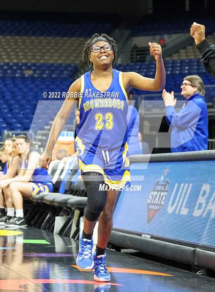 Thumbnail 1 in Hardin-Jefferson vs. Brownsboro (UIL 4A State Final) photogallery.