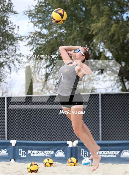 Thumbnail 2 in Salpointe Catholic vs O'Connor (CatBox Classic Beach Invitational) photogallery.