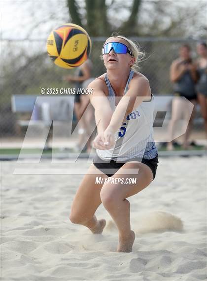 Thumbnail 3 in Salpointe Catholic vs O'Connor (CatBox Classic Beach Invitational) photogallery.