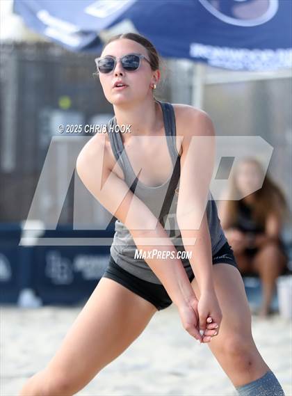 Thumbnail 2 in Salpointe Catholic vs O'Connor (CatBox Classic Beach Invitational) photogallery.