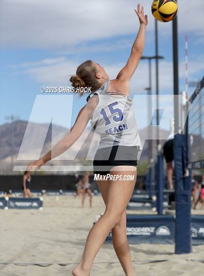Thumbnail 1 in Salpointe Catholic vs O'Connor (CatBox Classic Beach Invitational) photogallery.