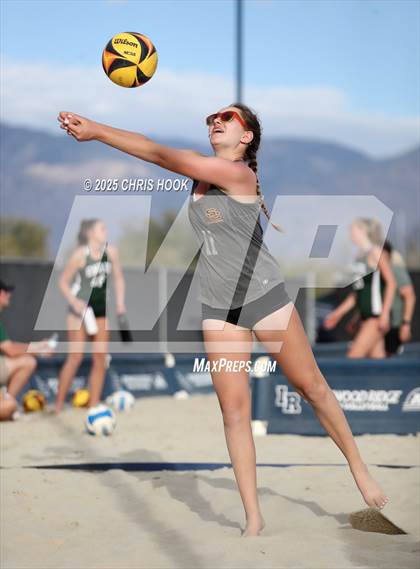 Thumbnail 3 in Salpointe Catholic vs O'Connor (CatBox Classic Beach Invitational) photogallery.