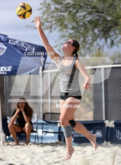 Thumbnail 2 in Salpointe Catholic vs O'Connor (CatBox Classic Beach Invitational) photogallery.