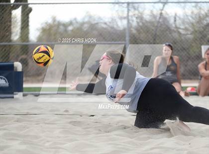 Thumbnail 3 in Salpointe Catholic vs O'Connor (CatBox Classic Beach Invitational) photogallery.