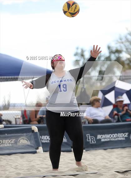 Thumbnail 3 in Salpointe Catholic vs O'Connor (CatBox Classic Beach Invitational) photogallery.