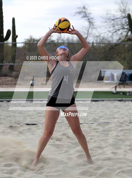 Thumbnail 1 in Salpointe Catholic vs O'Connor (CatBox Classic Beach Invitational) photogallery.
