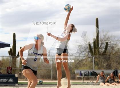 Thumbnail 3 in Salpointe Catholic vs O'Connor (CatBox Classic Beach Invitational) photogallery.