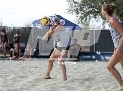 Thumbnail 3 in Salpointe Catholic vs O'Connor (CatBox Classic Beach Invitational) photogallery.