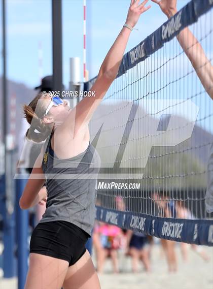 Thumbnail 3 in Salpointe Catholic vs O'Connor (CatBox Classic Beach Invitational) photogallery.